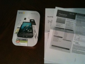 The contents of the box