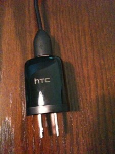 USB connected to plug
